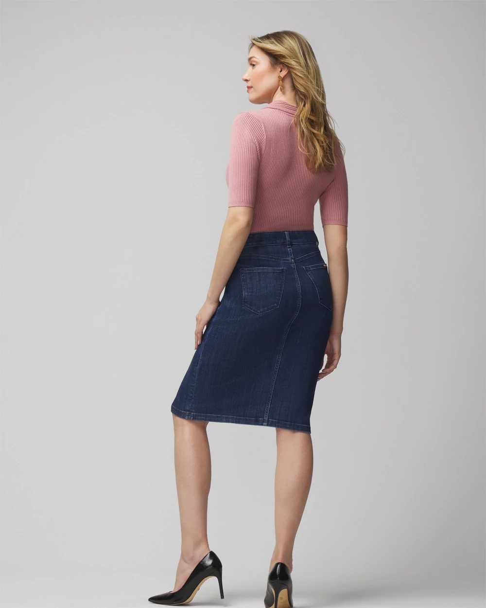 White house black discount market leather pencil skirt